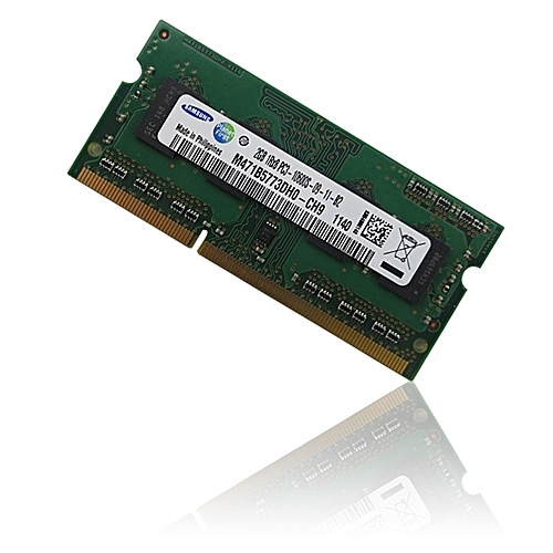 Boven hoofd en schouder verhaal Virus Laptop DDR 3 geheugen 2 GB PC3 10600S Samsung - Nerd-ICT